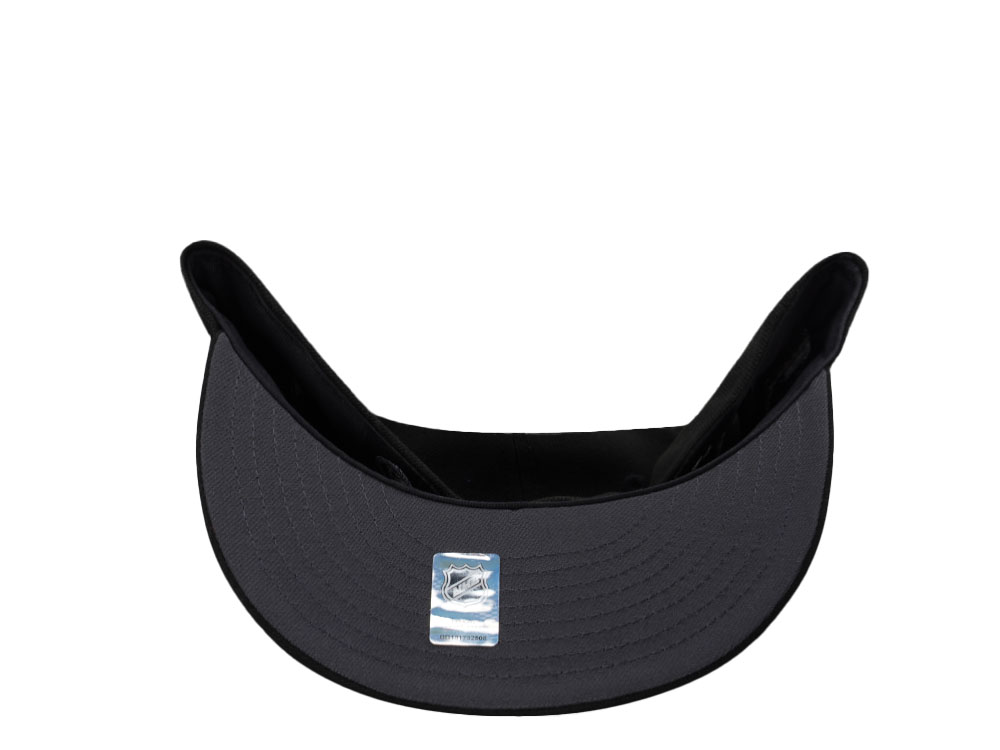 New Era Seattle Kraken Inaugural Season Metallic Black Prime Edition 59Fifty Fitted Hat