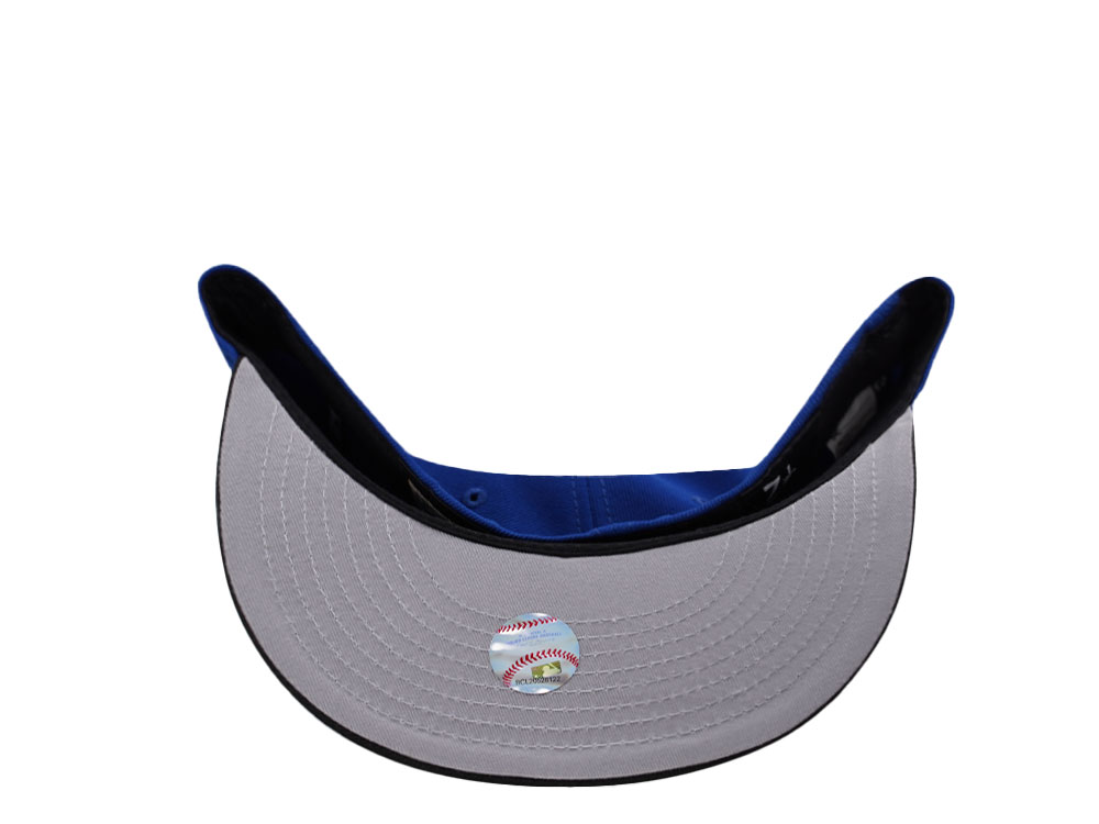 New Era Los Angeles Dodgers 40th Anniversary Metallic Blue Two Tone Edition 59Fifty Fitted Hat