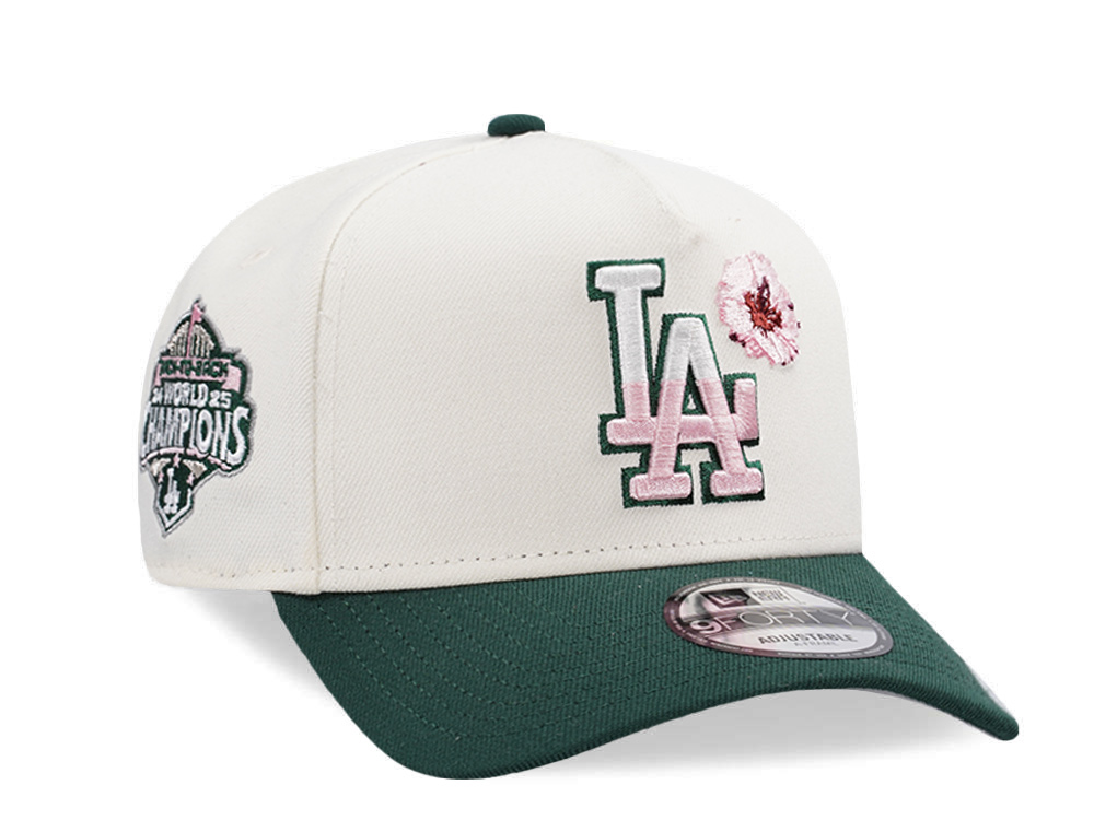New Era Los Angeles Dodgers Back to Back Champions Chrome Two Tone Edition 9Forty A Frame Snapback Hat
