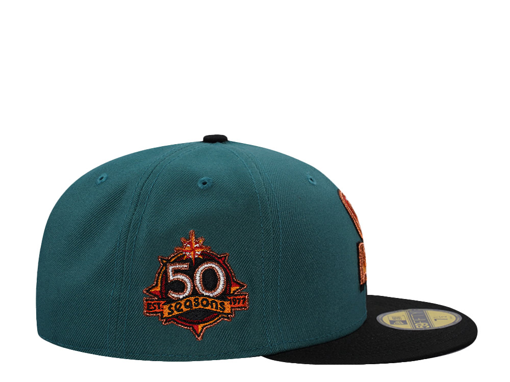 New Era Seattle Mariners 50th Anniversary Pine Two Tone Edition 59Fifty Fitted Hat
