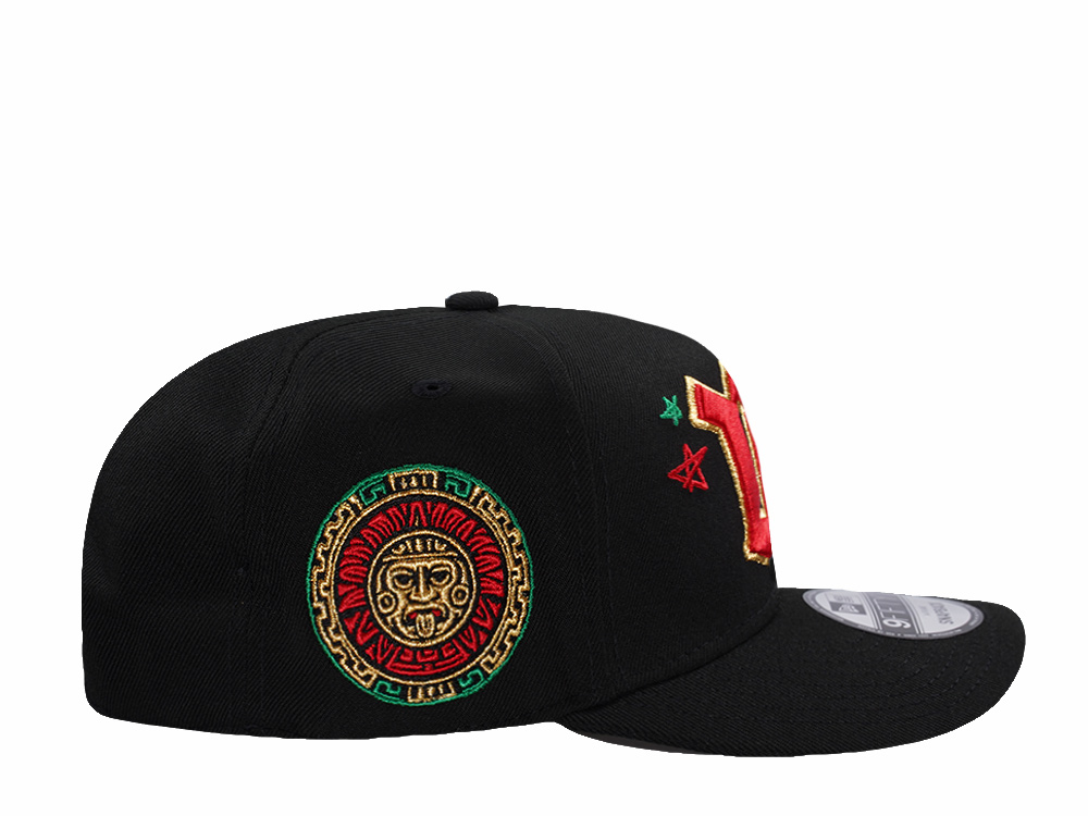 New Era Mexico Black Prime Edition 9Fifty A Frame Snapback Hat