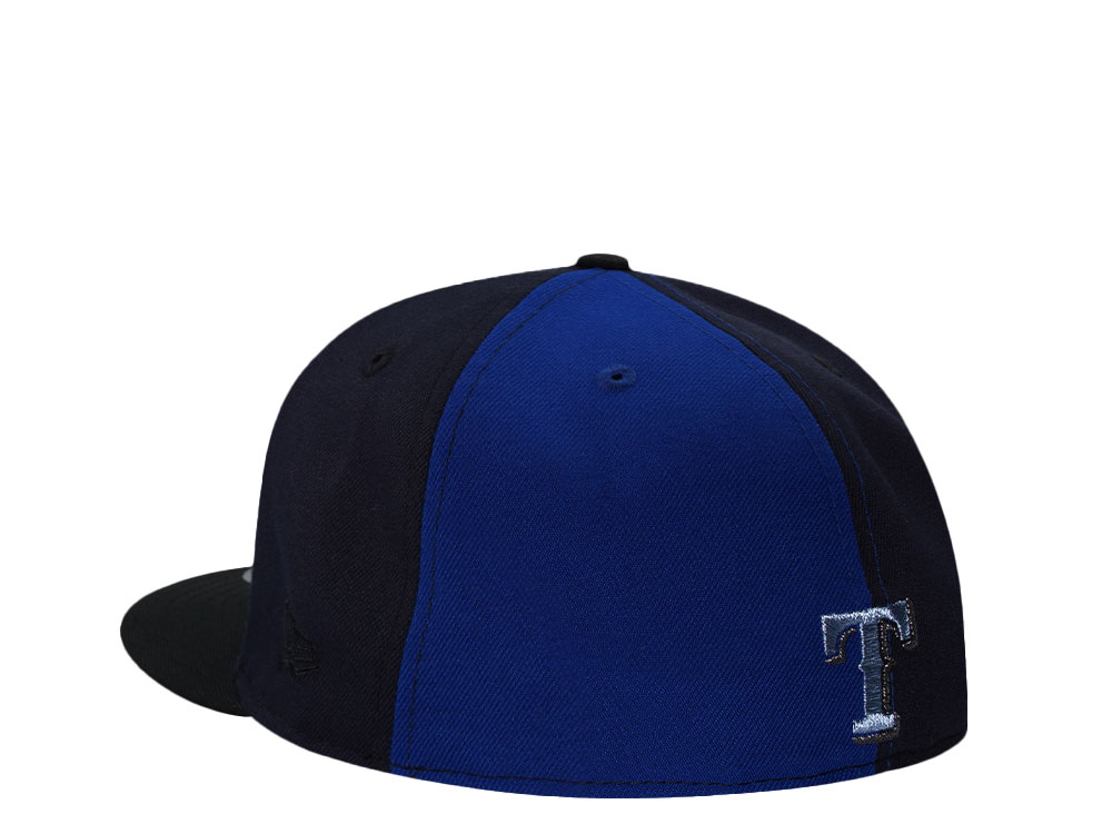 New Era Texas Rangers 40th Anniversary Blue Pinwheel Edition 59Fifty Fitted Hat