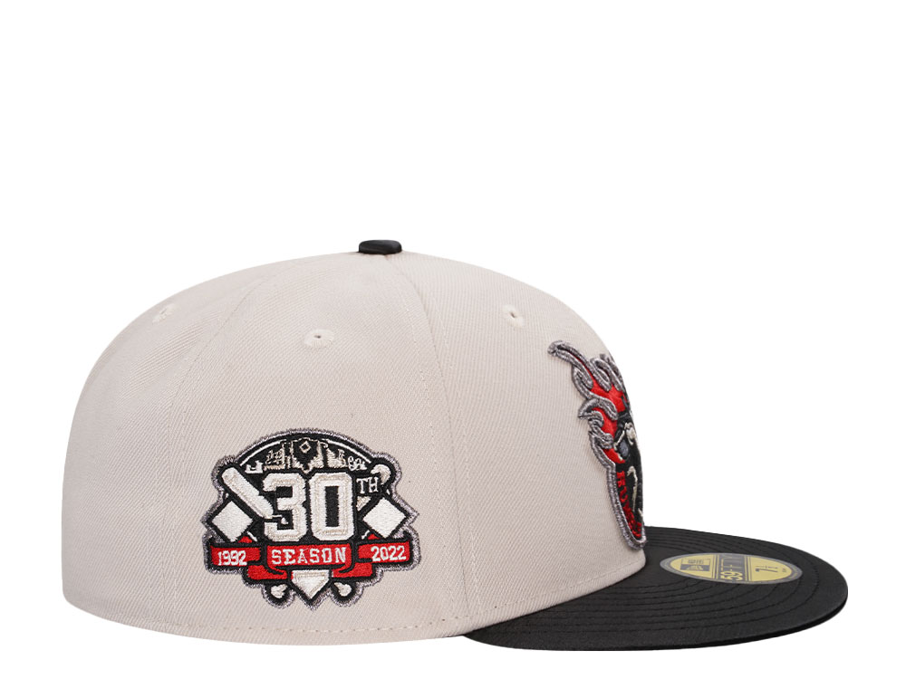 New Era Binghamton Rumble Ponies 30th Seasons Satin Brim Two Tone Edition 59Fifty Fitted Hat