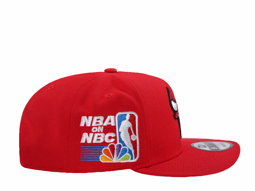 New Era Chicago Bulls NBA on NBC Red Prime Edition 9Fifty A Frame Snapback Hat