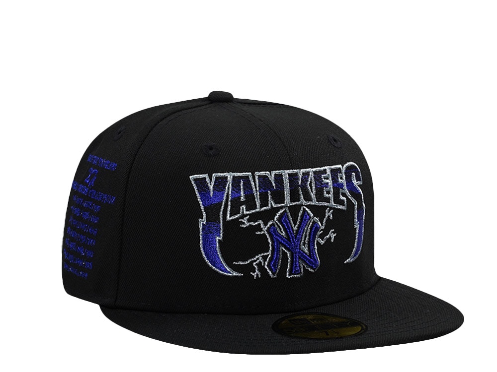 New Era New York Yankees 27x World Champions Black Prime Edition 59Fifty Fitted Hat