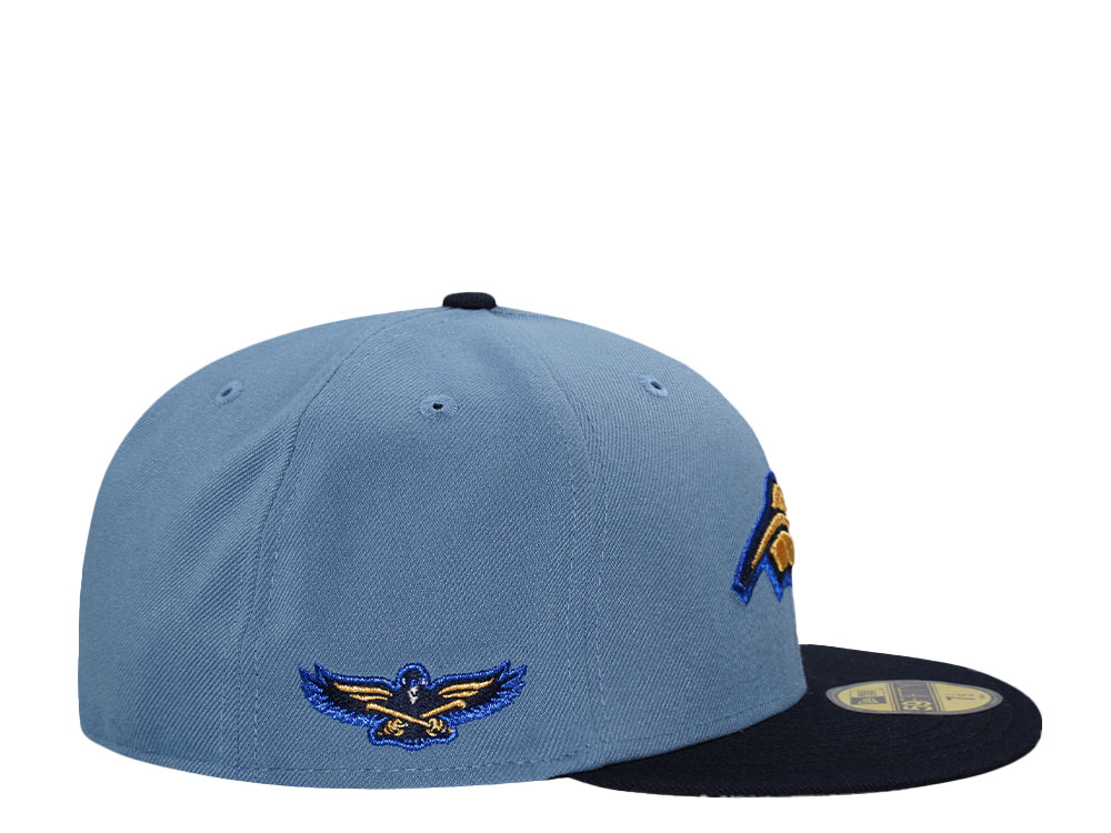 New Era Toledo Mud Hens Golden Blue Two Tone Edition 59Fifty Fitted Hat