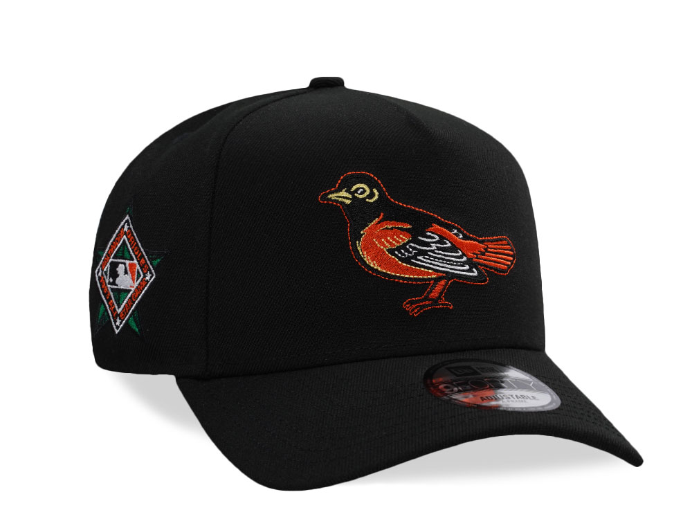 New Era Baltimore Orioles All Star Game 1993 Black Prime Edition 9Forty A Frame Snapback Hat