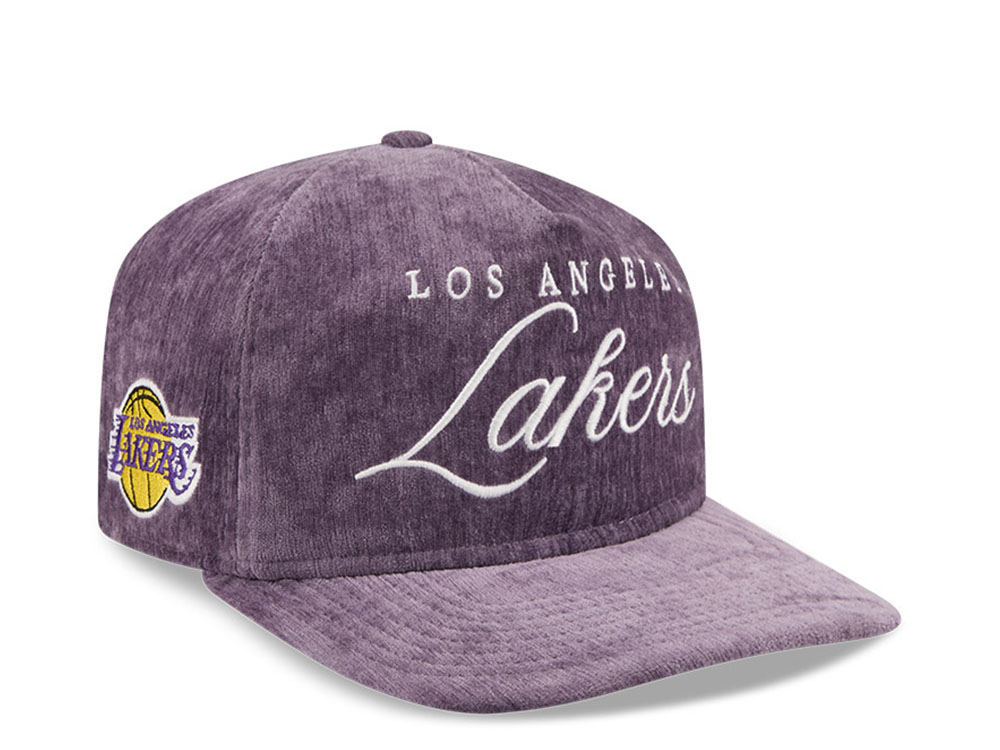 New Era Los Angeles Lakers Team Script Purple 19Twenty Adjustable