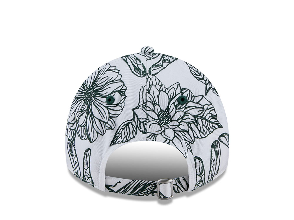 New Era Oakland Athletics Woman Floral Stitch White 9Twenty Strapback Hat