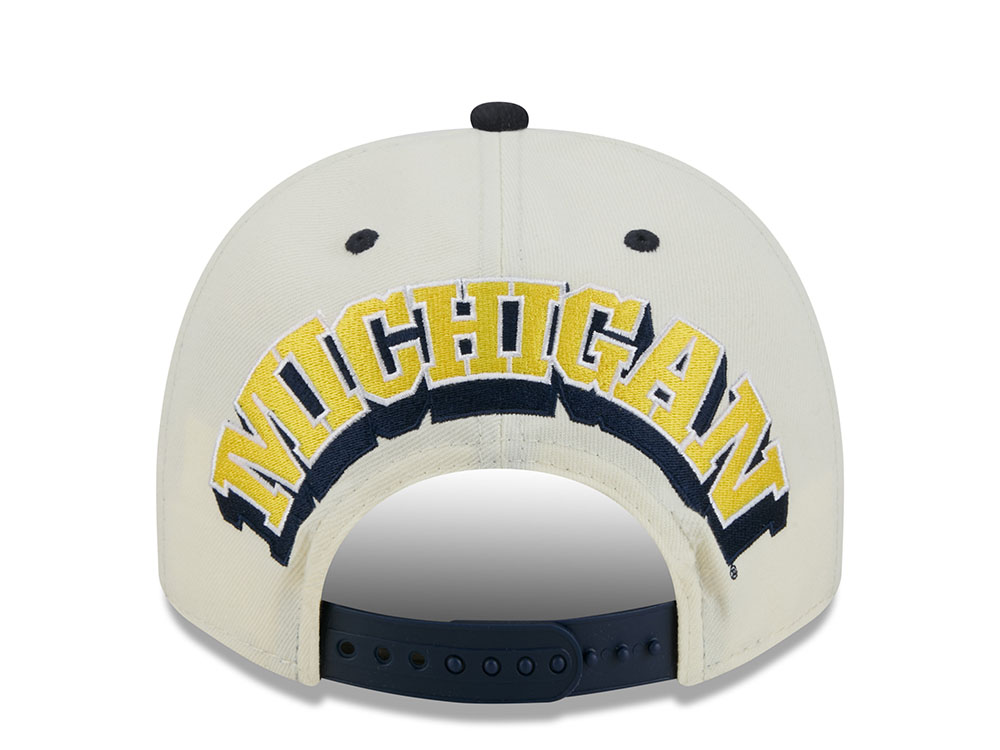 New Era Michigan Wolverines NCAA Stone Two Tone Edition 9Fifty A Frame Snapback Hat