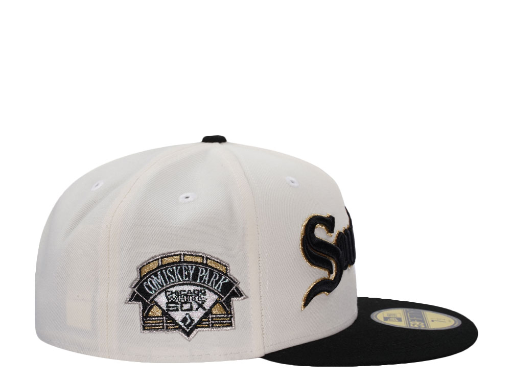 New Era Chicago White Sox Comiskey Park Chrome Two Tone Edition 59Fifty Fitted Hat