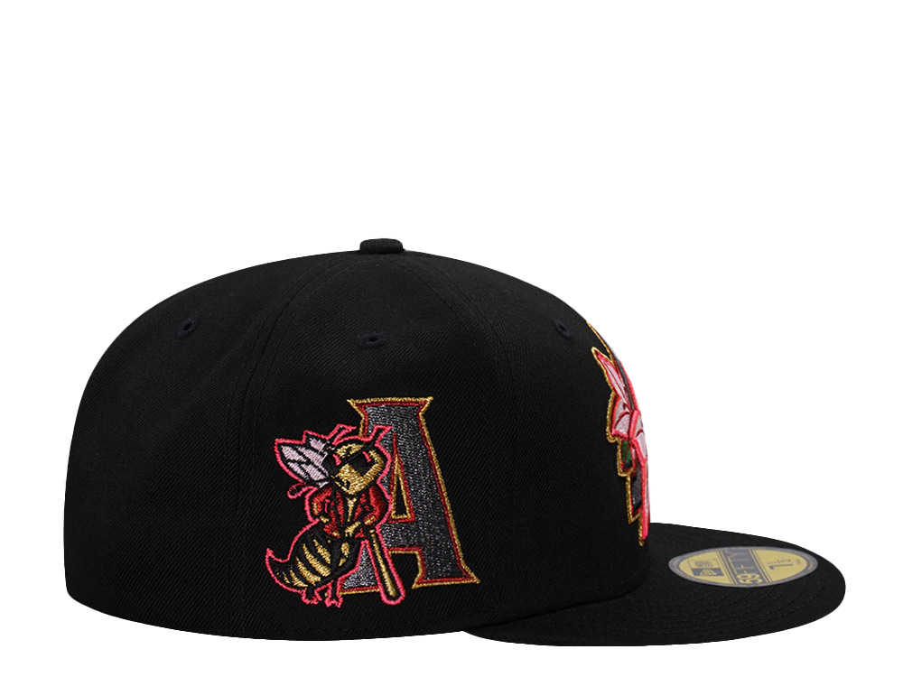 New Era Augusta Green Jackets Pink Black Prime Edition 59Fifty Fitted Hat