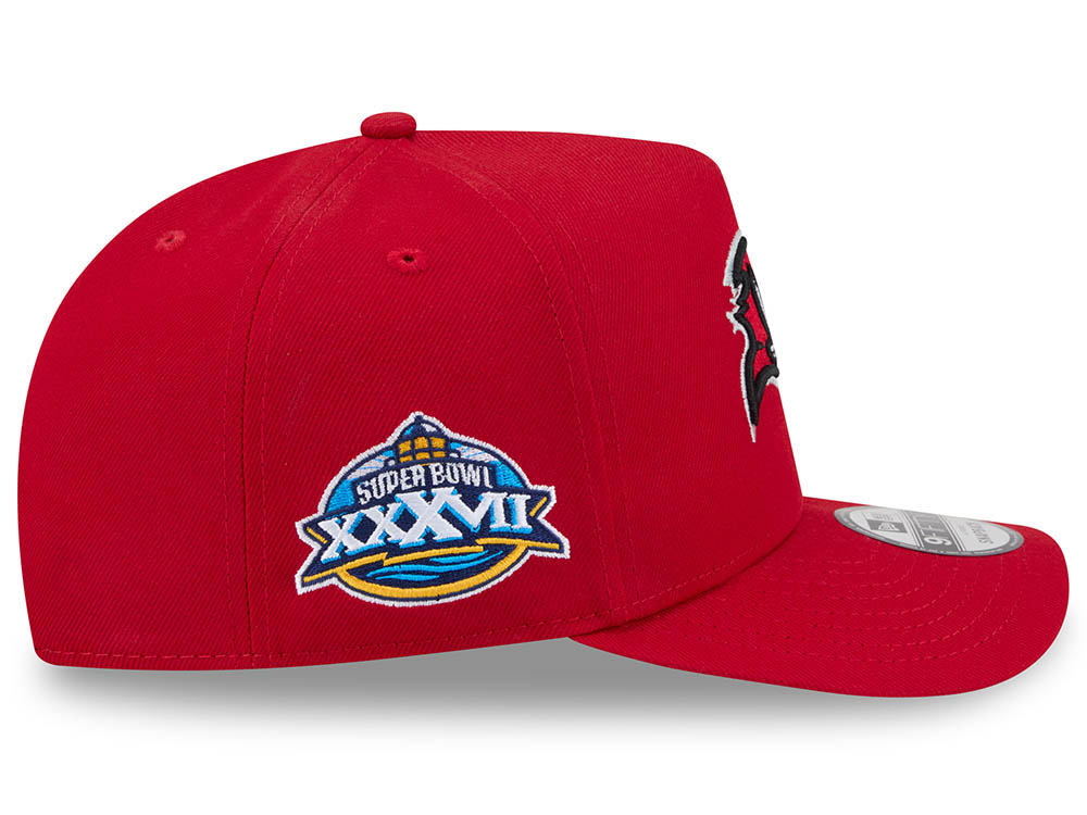 New Era Tampa Bay Buccaneers Super Bowl XXXVII Red 9Fifty A Frame Snapback Hat