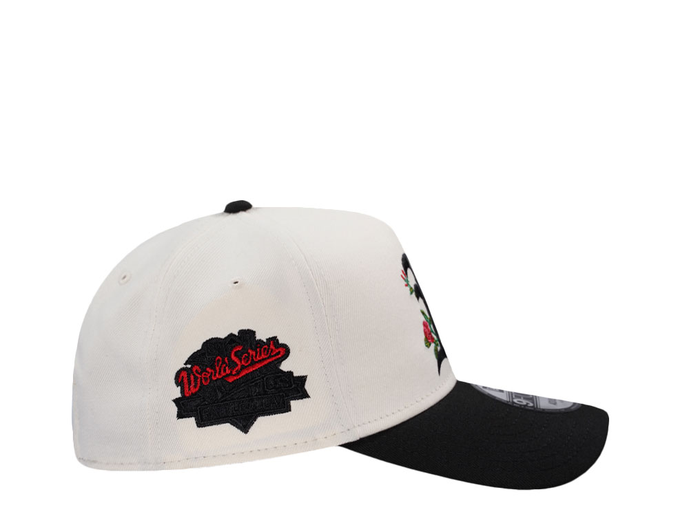New Era Oakland Athletics World Series 1989 Chrome Two Tone Edition 9Forty A Frame Snapback Hat