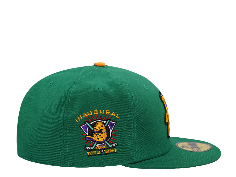 PRE-ORDER New Era Anaheim Ducks Inaugural Season Kelly Green Prime Edition 59Fifty Fitted Hat