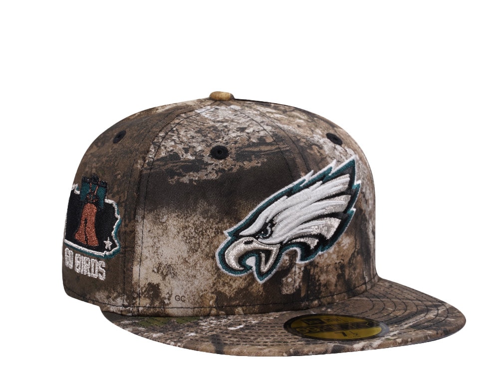New Era Philadelphia Eagles 60th Anniversary Realtree APX Prime Edition 59Fifty Fitted Hat