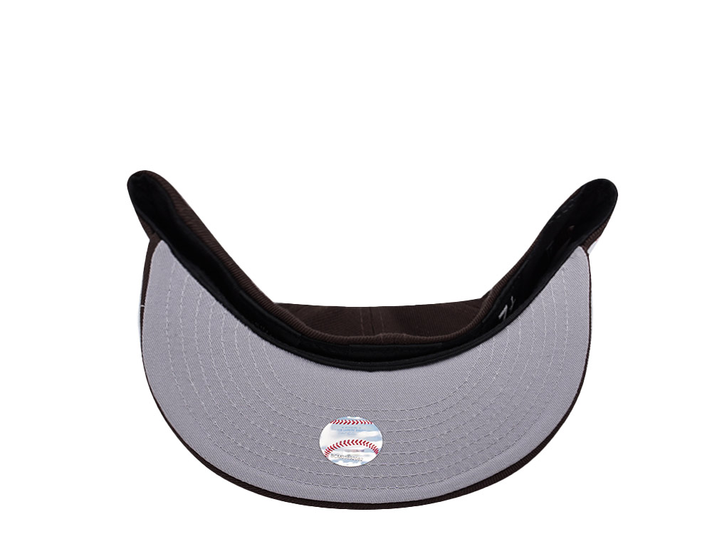 New Era Los Angeles Dodgers Back to Back Champions Burnt Wood Prime Edition 59Fifty Fitted Hat