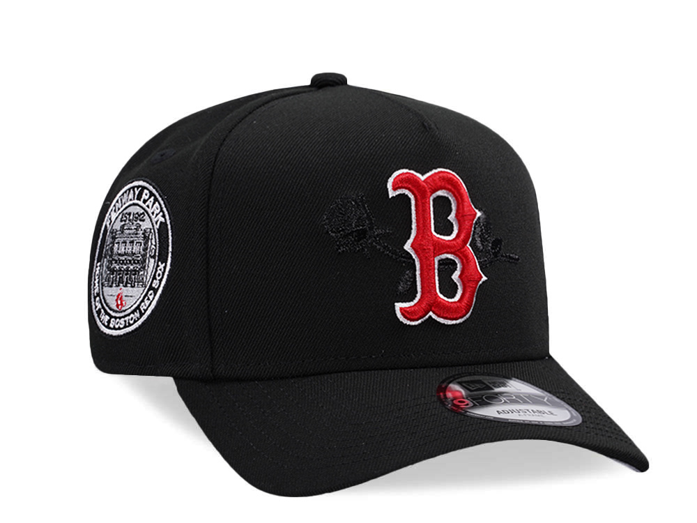 New Era Boston Red Sox Fenway Park Black Prime Edition 9Forty A Frame Snapback Hat