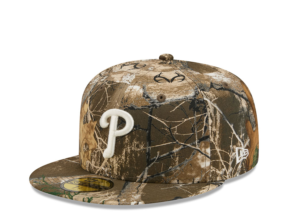 New Era Philadelphia Phillies Realtree Camo 59Fifty Fitted Hat