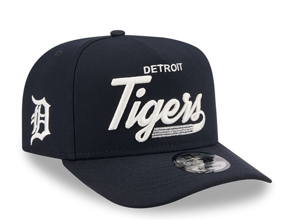 New Era Detroit Tigers Local Play Navy 9Fifty A Frame Snapback Hat