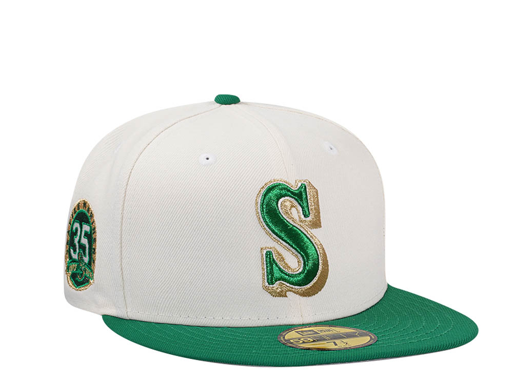 New Era Seattle Mariners 35th Anniversary Chrome Metallic Two Tone