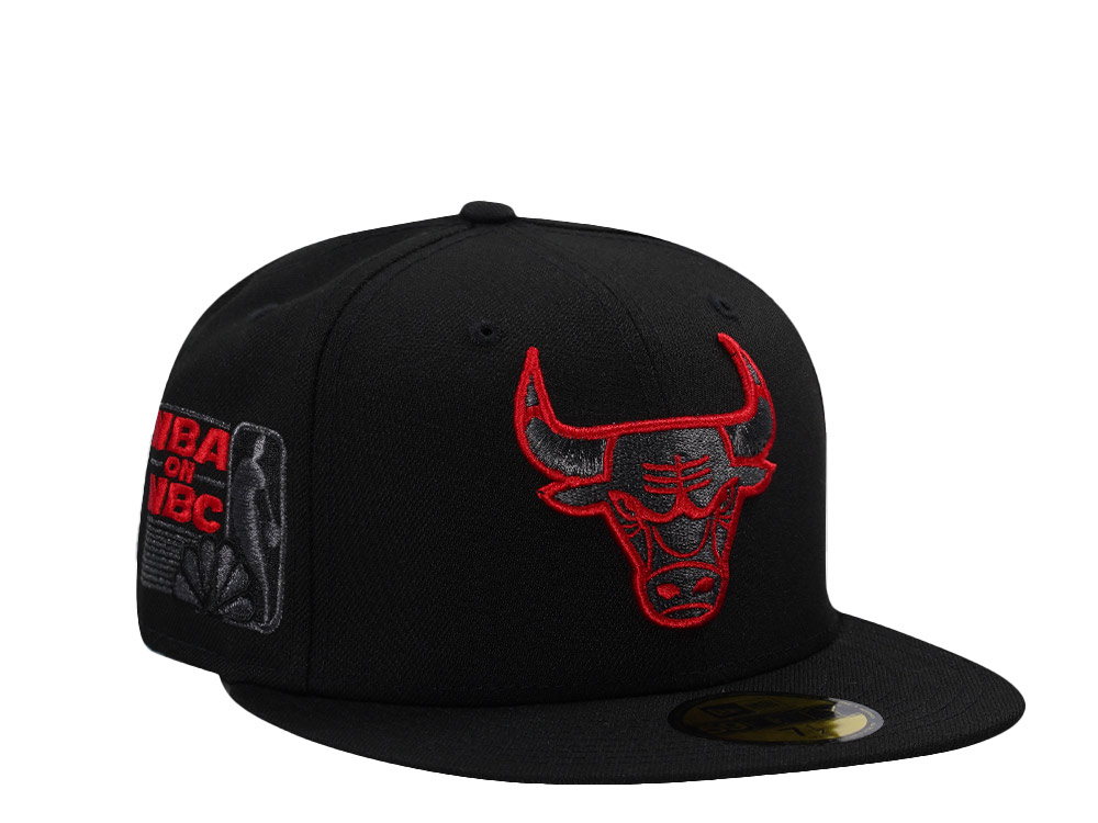 New Era Chicago Bulls NBA on NBC Black Prime Edition 59Fifty Fitted Hat