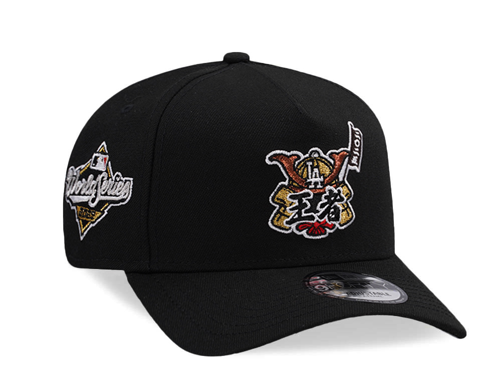 New Era Los Angeles Dodgers World Series 2025 Black Prime Edition 9Forty A Frame Snapback Hat