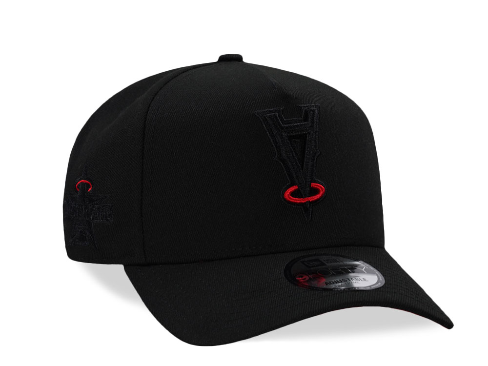 New Era Anaheim Angels All Star Game 2010 Black And Red Edition 9Forty A Frame Snapback Hat