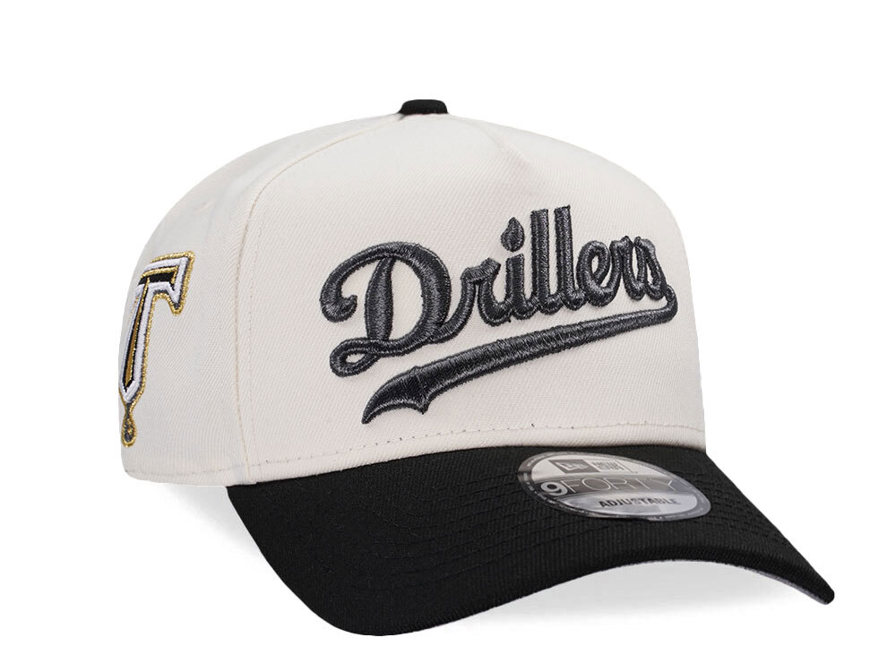 New Era Tulsa Drillers Chrome Two Tone Edition 9Forty A Frame Snapback Hat