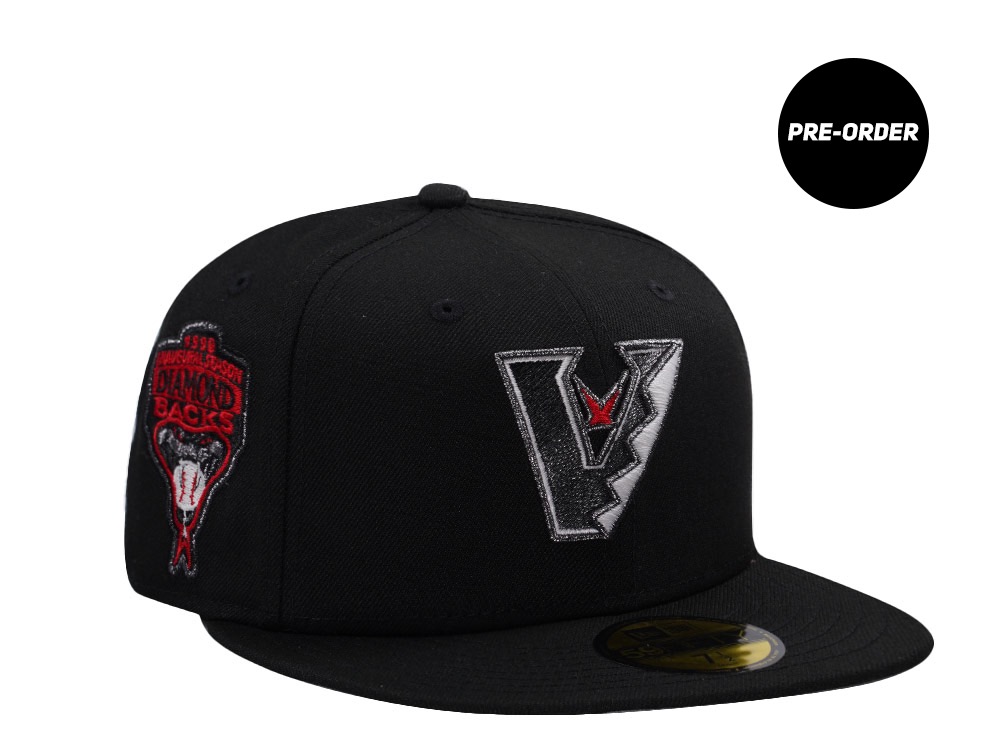 PRE-ORDER New Era Arizona Diamondbacks Inaugural Season 1998 Black Prime Edition 59Fifty Fitted Hat