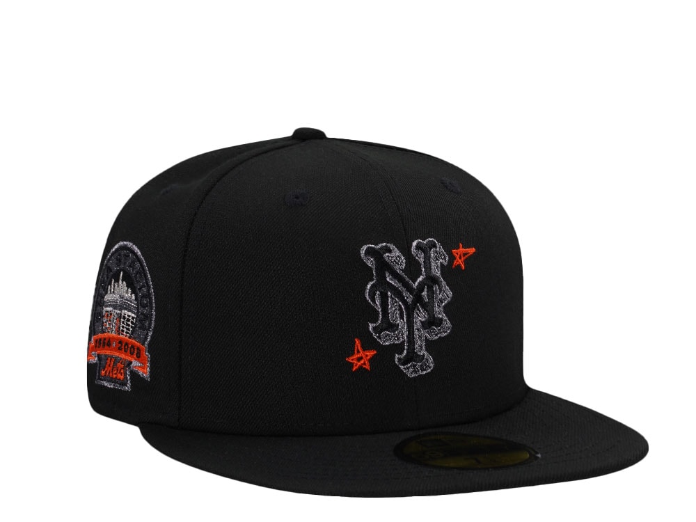 New Era New York Mets Shea Stadium Star Black Prime Edition 59Fifty Fitted Hat