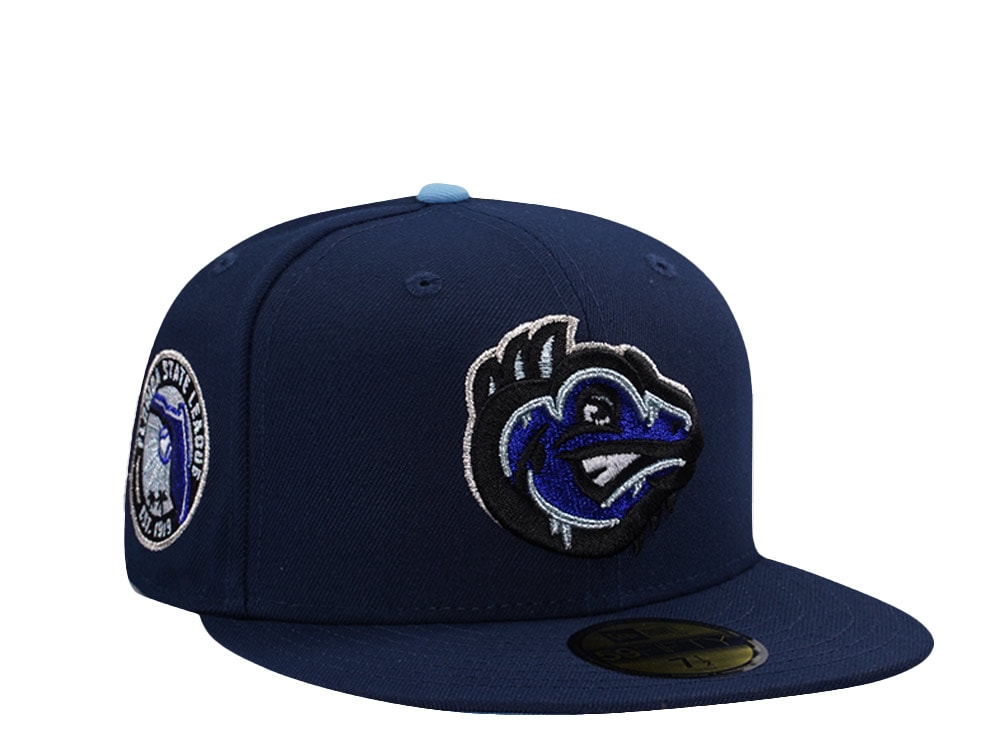 New Era Palm Beach Cardinals Florida State League Ocean Blue Prime Edition 59Fifty Fitted Hat