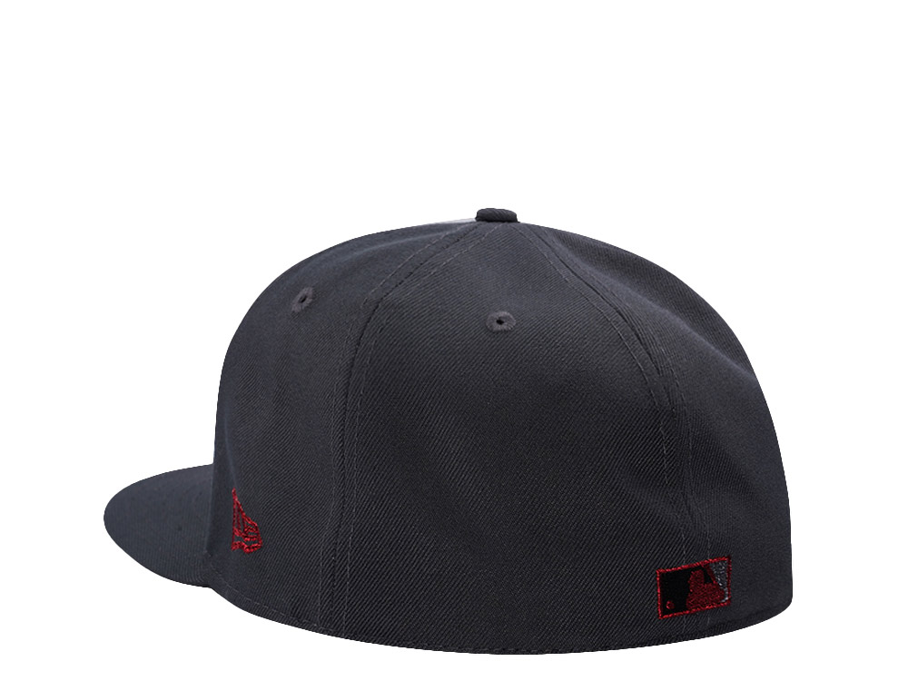 New Era Anaheim Angels 40th Anniversary Dark Gray Prime Edition 59Fifty Fitted Hat