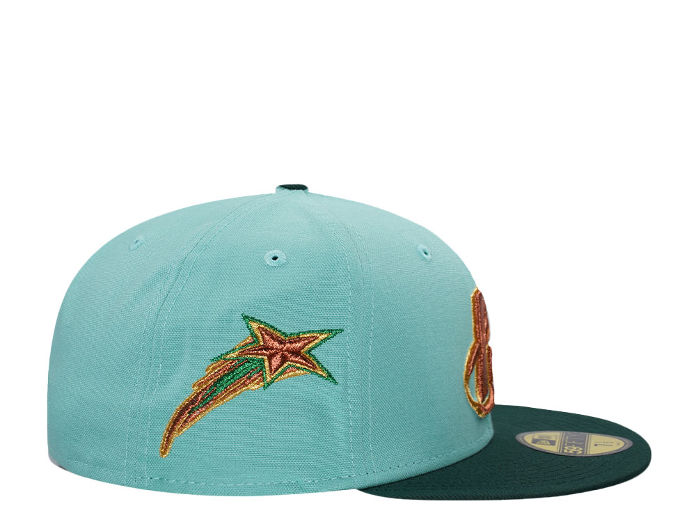 New Era Huntsville Stars Green Copper Two Tone Edition 59Fifty Fitted Hat