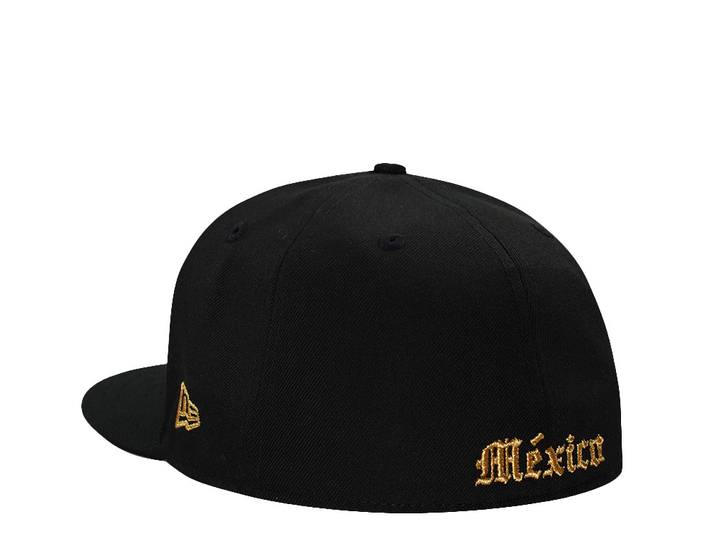 New Era Mexico Aztec Metallic Black Prime Edition 59Fifty Fitted Hat