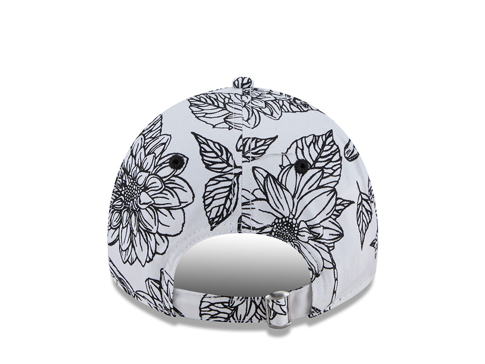 New Era Chicago White Sox Woman Floral Stitch White 9Twenty Strapback Hat
