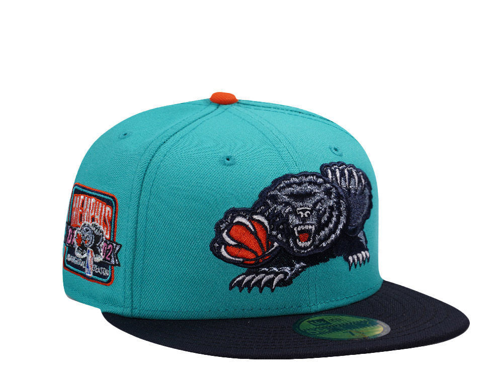 New Era Memphis Grizzlies Inaugural Season Teal Two Tone Edition 59Fifty Fitted Hat