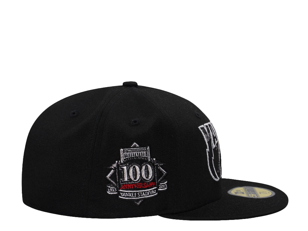 New Era New York Yankees 100th Anniversary Black Prime Edition 59Fifty Fitted Hat