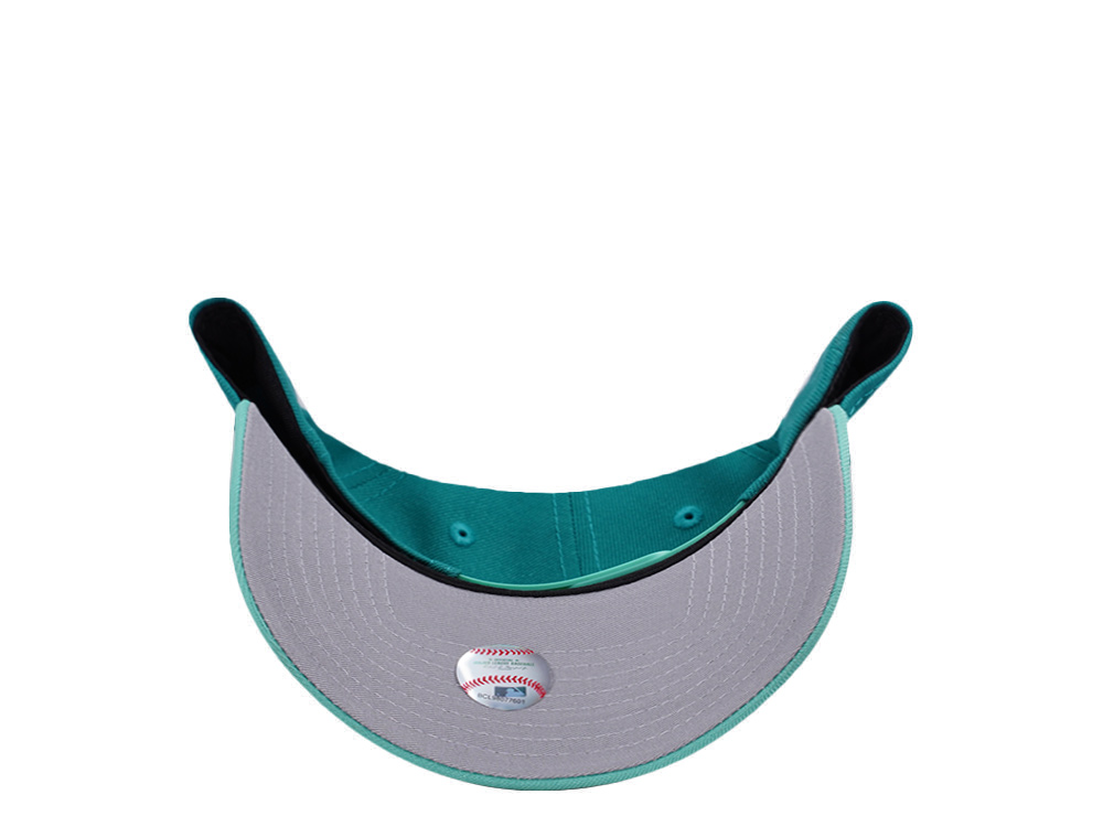 New Era Toronto Blue Jays 40th Anniversary Mint Two Tone Edition 9Forty A Frame Snapback Hat