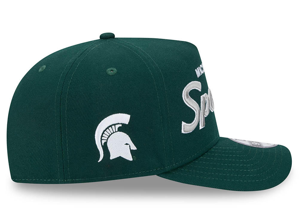 New Era Michigan State Spartans Green 9Fifty A Frame Snapback Hat