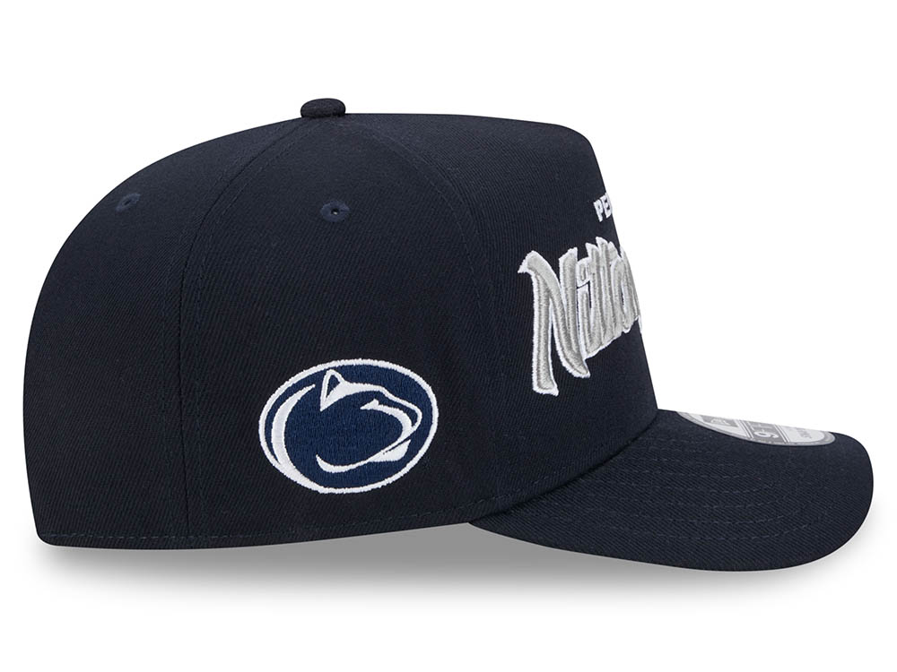 New Era Penn State Nittany Lions Navy 9Fifty A Frame Snapback Hat