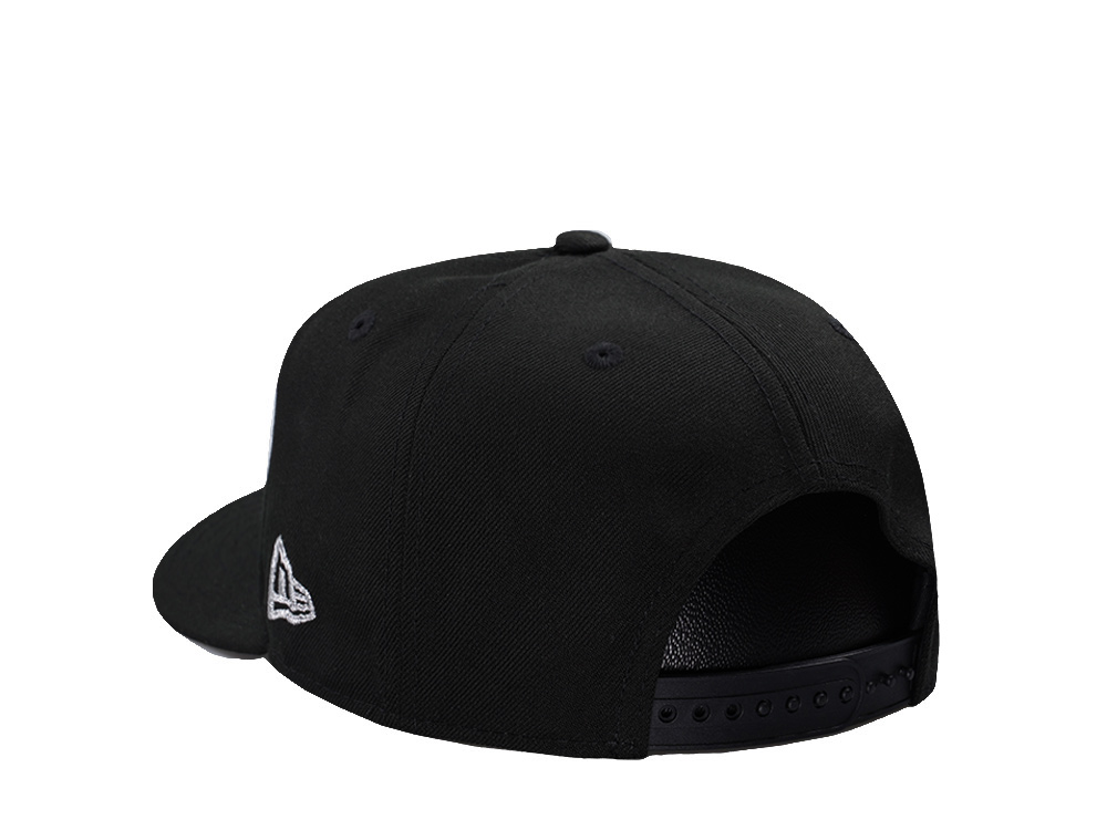 New Era Las Vegas Raiders 50th Anniversary Rose Black Prime Edition 9Fifty A Frame Snapback Hat