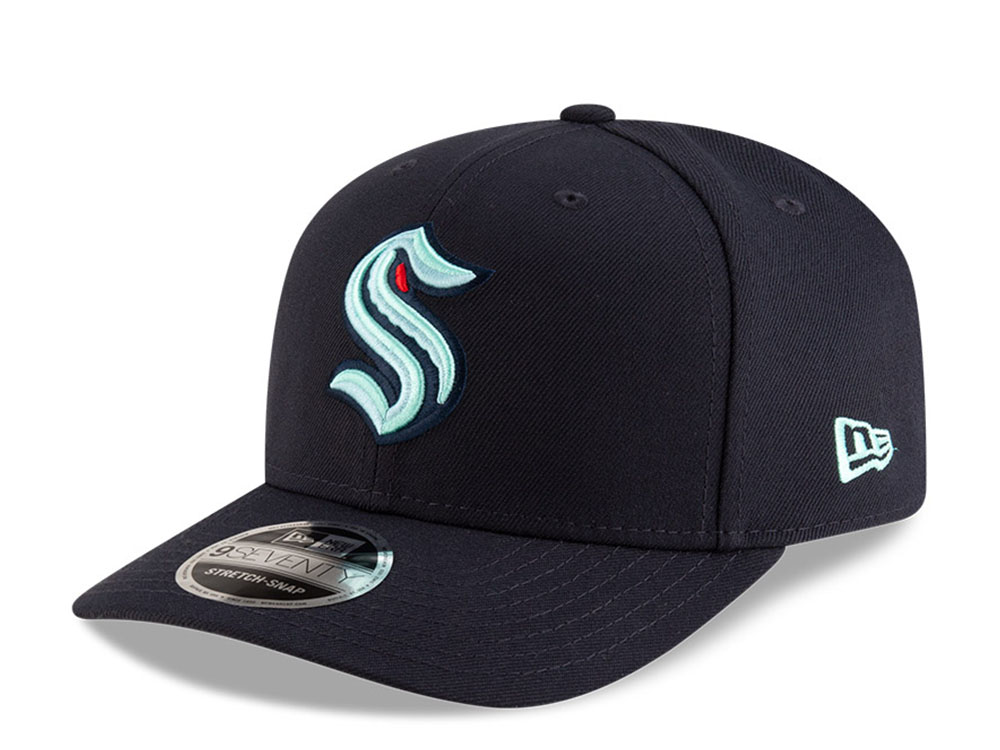 New Era Seattle Kraken Navy 9Seventy  Stretch Snapback Hat