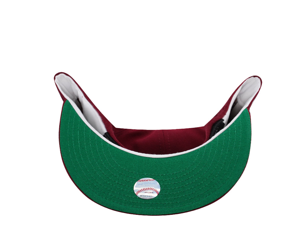 New Era Texas Rangers Card Maroon Prime Edition 59Fifty Fitted Hat
