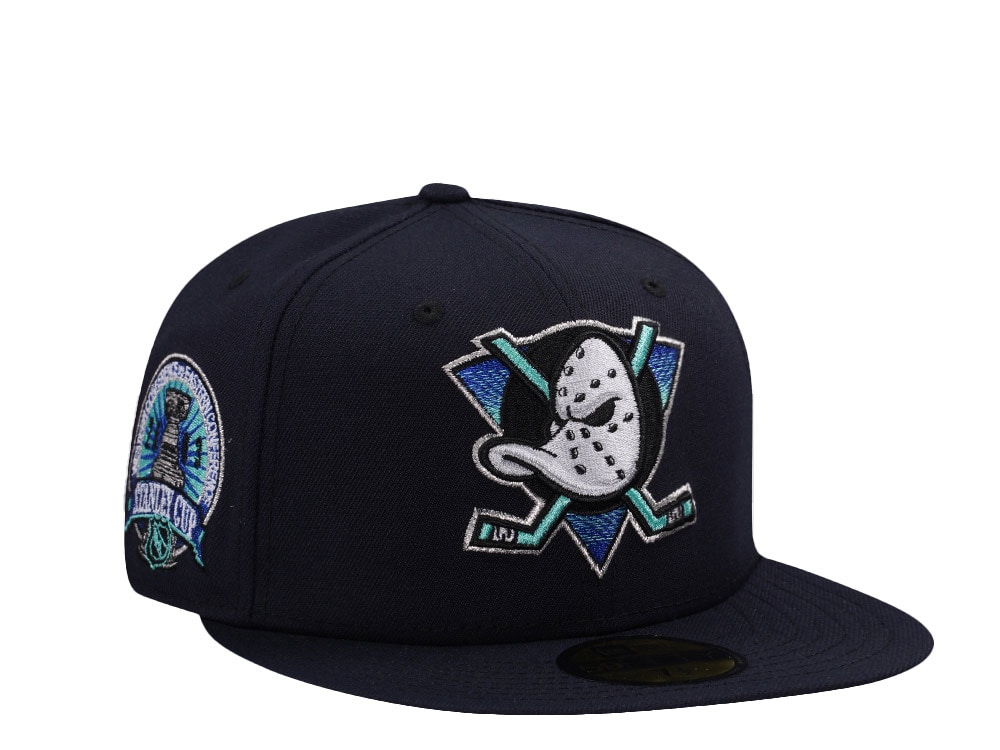 New Era Anaheim Ducks Stanley Cup 2003 Ocean Blue Prime Edition 59Fifty Fitted Hat