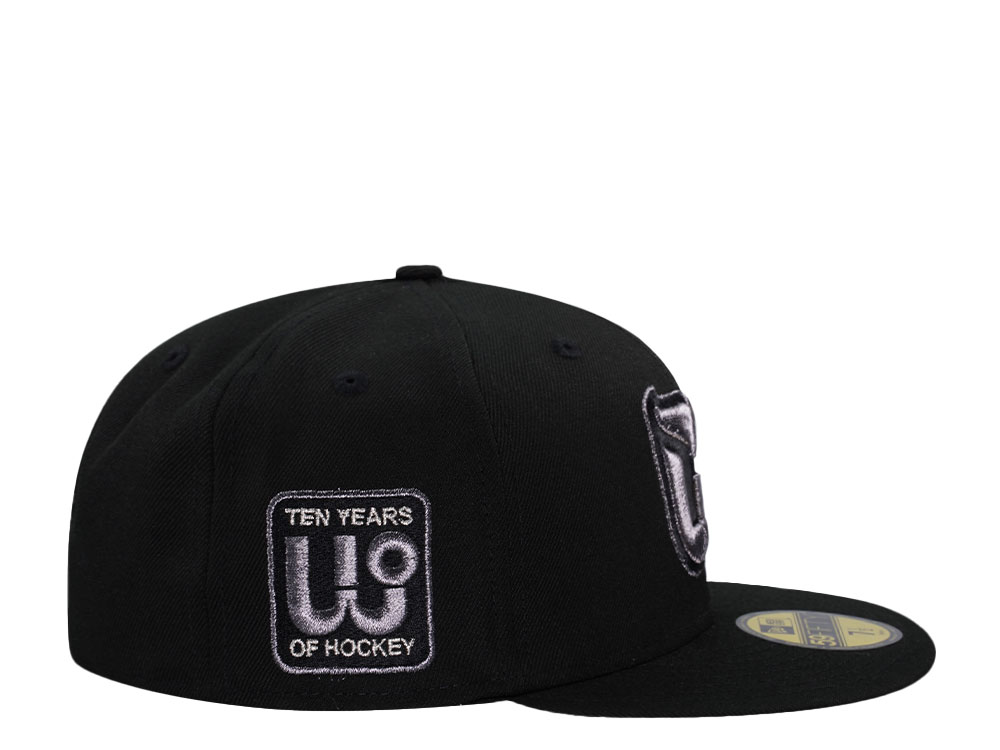 New Era Hartford Whalers Black Metallic Prime Edition 59Fifty Fitted Hat