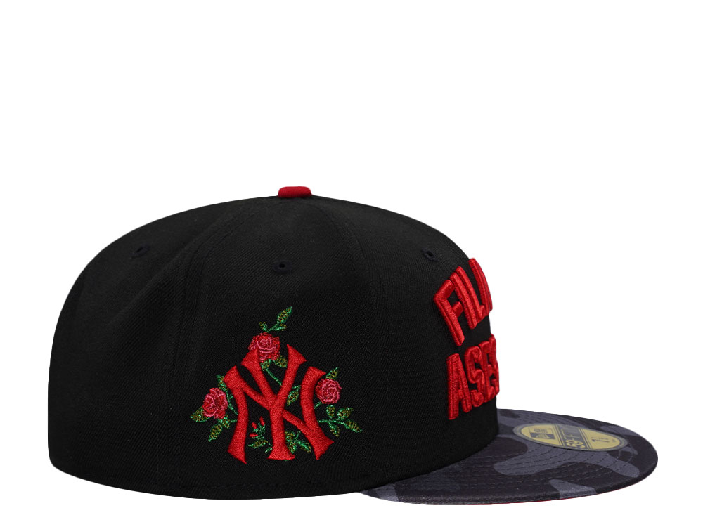 New Era New York Yankees Fila de Asesinos Vize Camo Prime Edition 59Fifty Fitted Hat