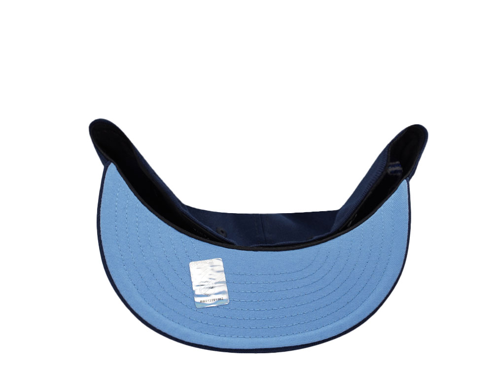 New Era Minnesota North Stars 25th Anniversary Ocean Blue Prime Edition 59Fifty Fitted Hat