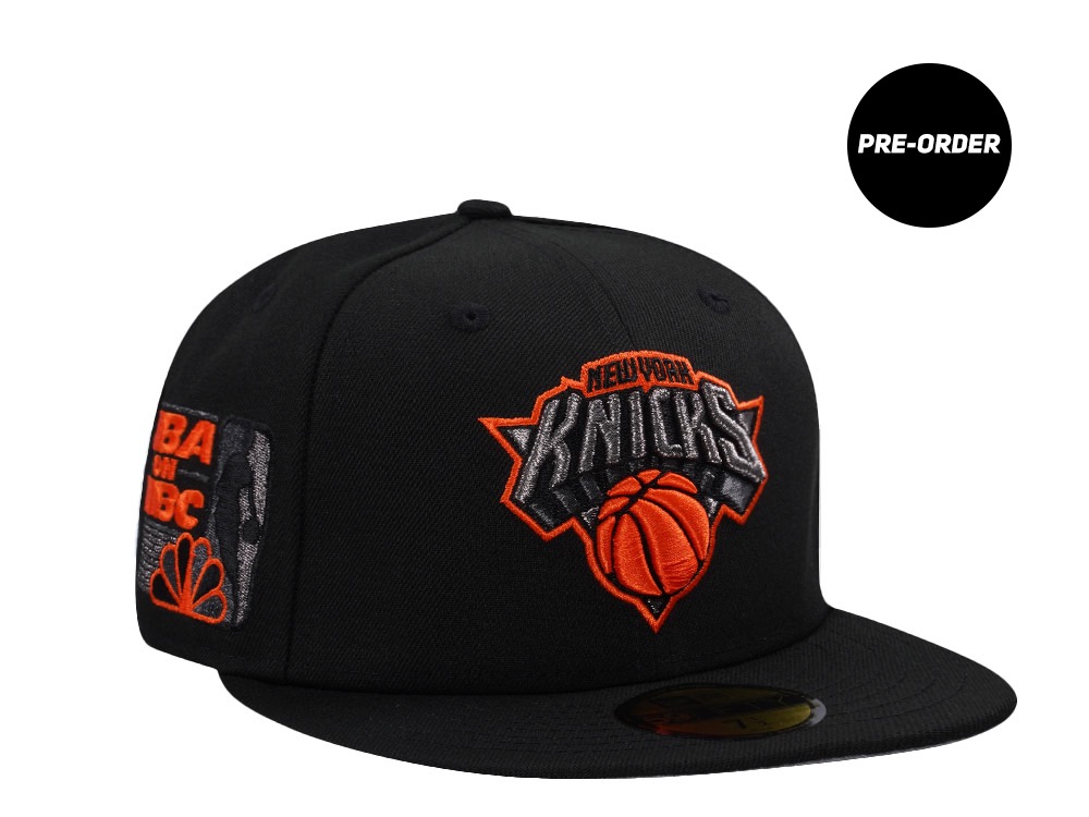 PRE-ORDER New Era New York Knicks NBA on NBC Black Prime Edition 59Fifty Fitted Hat
