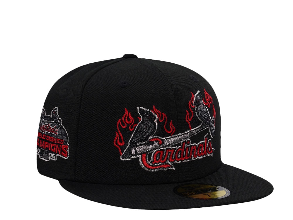 New Era St. Louis Cardinals World Series Champions 2006 Black Prime Edition 59Fifty Fitted Hat